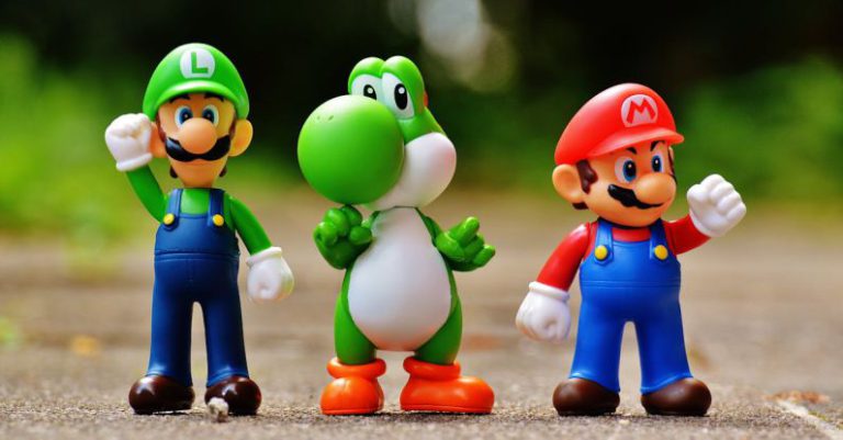 Videos - Focus Photo of Super Mario, Luigi, and Yoshi Figurines